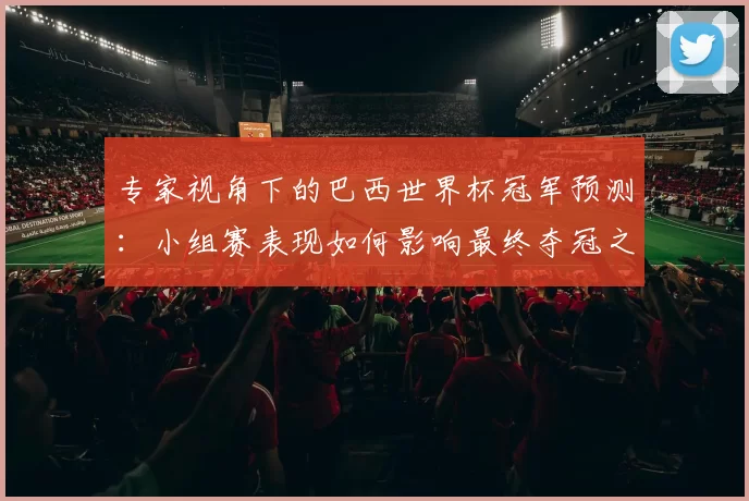 专家视角下的巴西世界杯冠军预测:小组赛表现如何影响最终夺冠之路