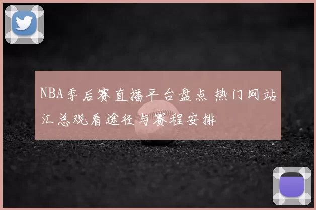 NBA季后赛直播平台盘点 热门网站汇总观看途径与赛程安排