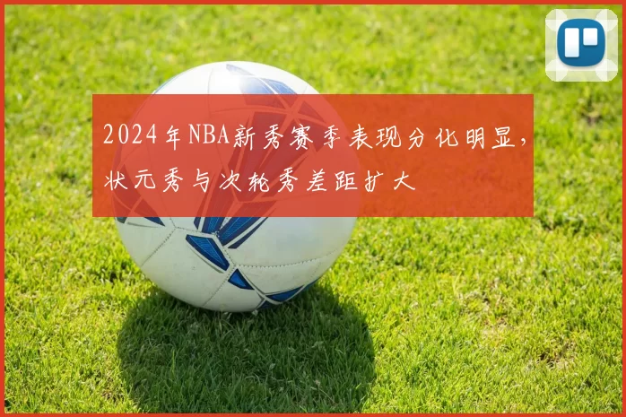 2024年NBA新秀赛季表现分化明显，状元秀与次轮秀差距扩大